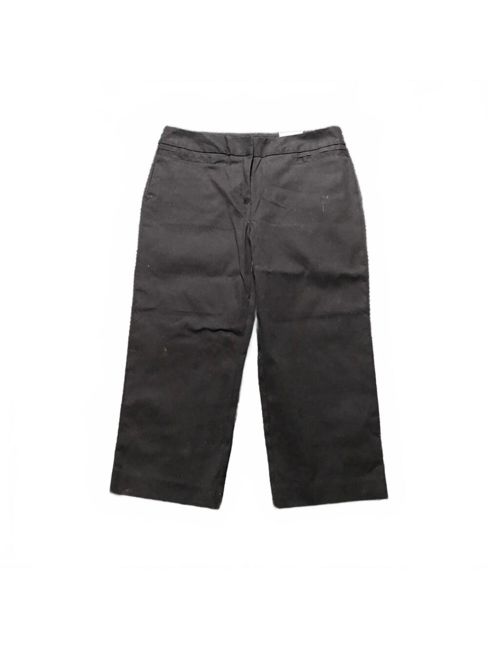 George Women's Black Crop Pants Size 6 with Stretch